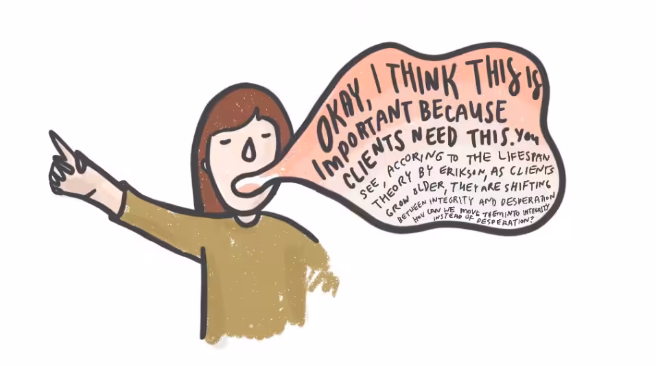 No, just talking won't get you far in your career. 